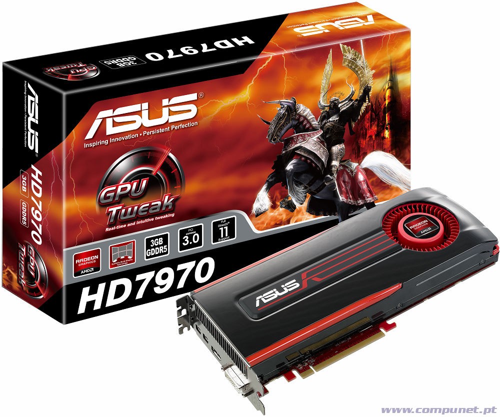  Asus Radeon HD7970 3Gb DDR5