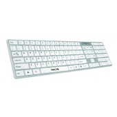 Teclado NGS Multimédia slim IVORY