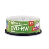 DVD-RW MEMOREX 4.7Gb 2X Cake 25un. 